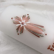 Load image into Gallery viewer, GEISLASÓL - kerti+bók &lt;br&gt; &lt;small&gt;Rosegold og antíksilfur &lt;/small&gt;
