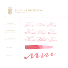 Load image into Gallery viewer, FERRIS WHEEL PRESS INK&lt;br&gt;FerriTales - Radiant Rosewing 20ml. &lt;br&gt;&lt;small&gt;Tvítóna &amp; Glitrandi&lt;/small&gt;
