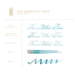 FERRIS WHEEL PRESS INK<br>FerriTales - The Ribbiting Pond 20ml. <br><small>Tvítóna & Glitrandi</small>