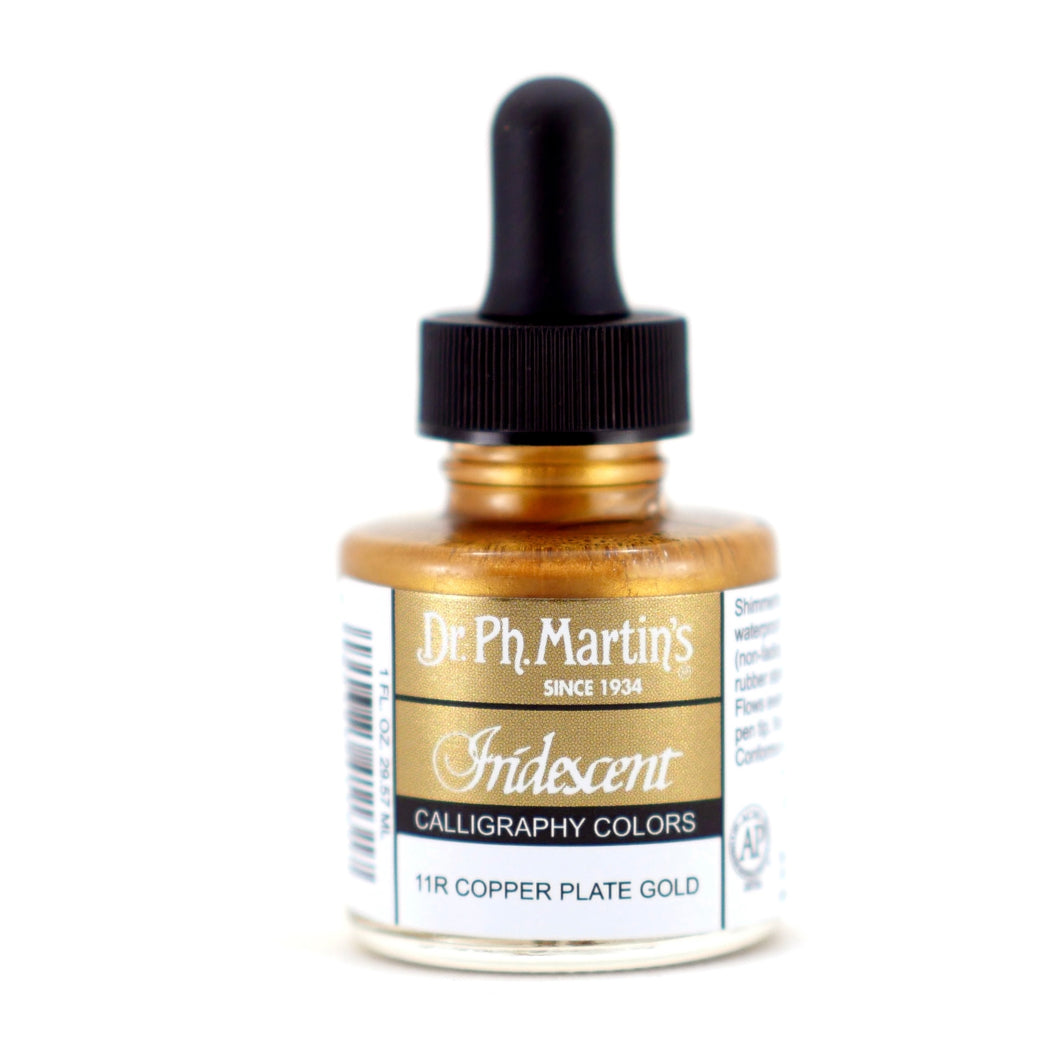 DR. PH. MARTIN´S<br>Iridescent Calligraphy Color<br>Copper Plate Gold 30ml.