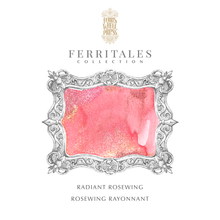 Load image into Gallery viewer, FERRIS WHEEL PRESS INK&lt;br&gt;FerriTales - Radiant Rosewing 20ml. &lt;br&gt;&lt;small&gt;Tvítóna &amp; Glitrandi&lt;/small&gt;
