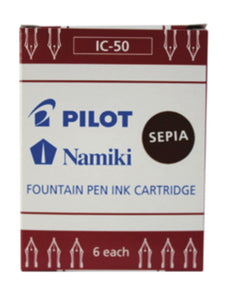 PILOT Namiki<br>Brúnt<br><small>6 fyllingar í pakka</small>
