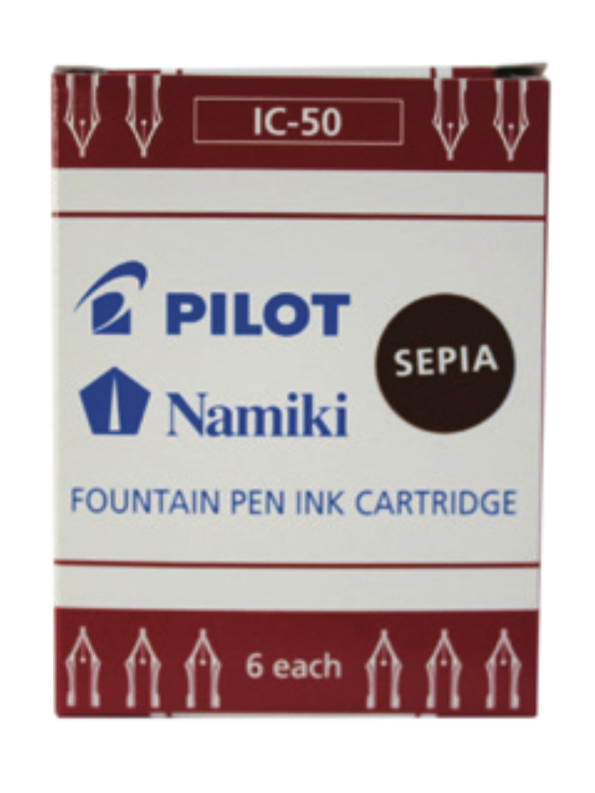 PILOT Namiki<br>Brúnt<br><small>6 fyllingar í pakka</small>