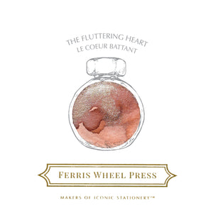 FERRIS WHEEL PRESS INK - LIMITED EDITION 2023<br>The Fluttering Heart 38ml. <br><small>Glitrandi</small>