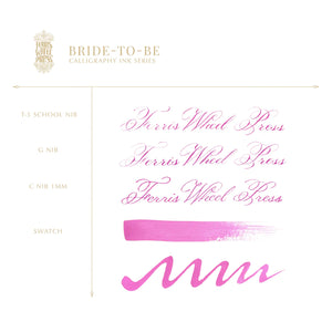 FERRIS WHEEL PRESS INK - CALLIGRAPHY INKS<br>Bride to be 28ml. <br><small>Vatnshelt & þekjandi</small>