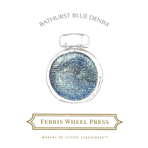 FERRIS WHEEL PRESS INK<br>Bathurst Blue Denim 38ml. <br><small>Glitrandi</small>