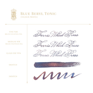 FERRIS WHEEL PRESS INK<br>FerriTales - Blue Beryl Tonic 20ml. <br><small>Tvítóna & Glitrandi</small>