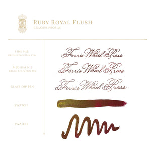 FERRIS WHEEL PRESS INK<br>FerriTales - Ruby Royal 20ml. <br><small>Tvítóna & Glitrandi</small>