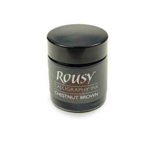 ROUSY CALLIGRAPHY INK<br>Chestnut brown 30ml.
